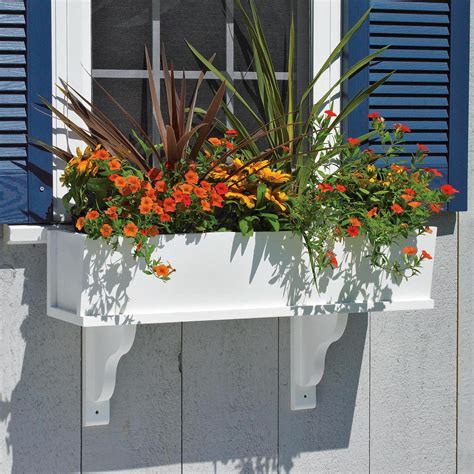 plastic window boxes with brackets